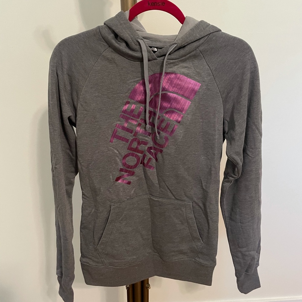 North Face Purple Foil Sweatshirt